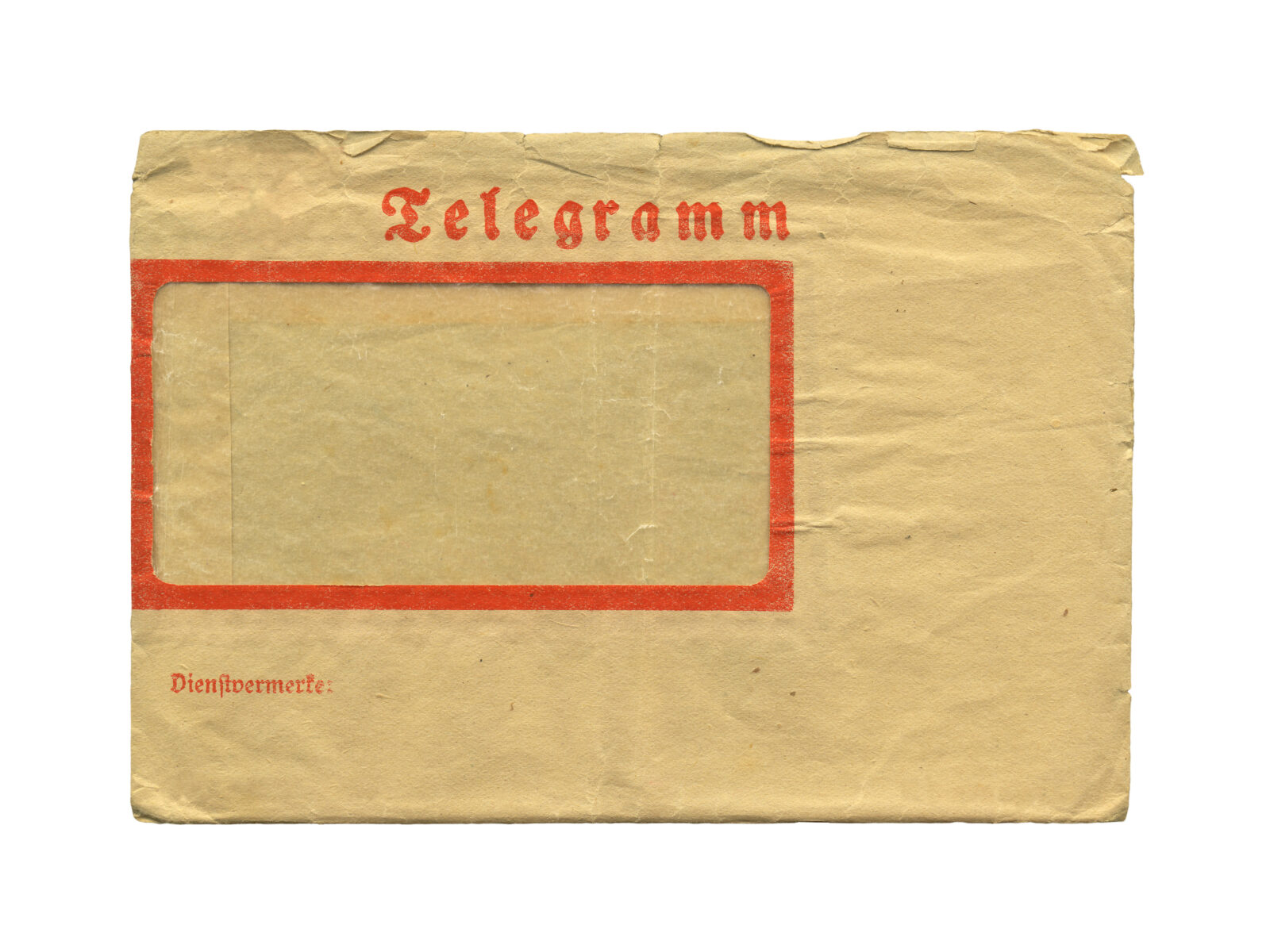 Deutsche Post hat Telegramm eingestellt